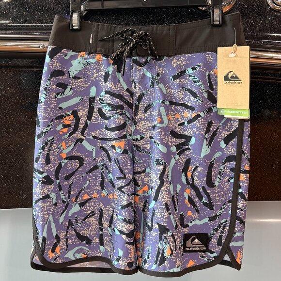 Quiksilver Boys Surfsilk Play Youth Boardshort Swim Trunk - Picture 1 of 2